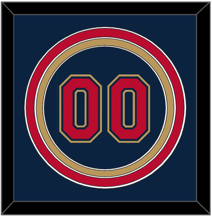 Minnesota Number - Alternate Home Navy (2012-2022) - Premier Tier 2