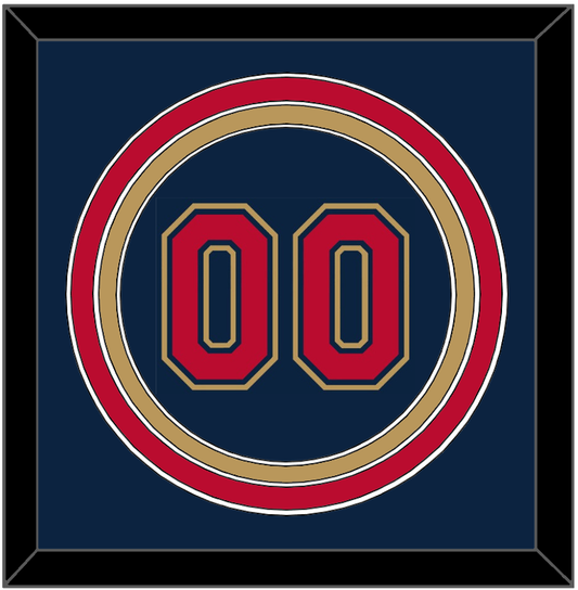Minnesota Number - Alternate Home Navy (2012-2022) - Premier Tier 2