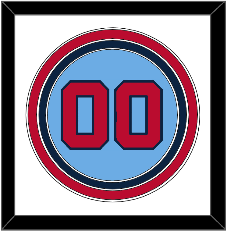 Minnesota Number - Alternate Light Blue - Premier Tier 1