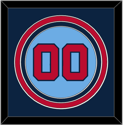 Minnesota Number - Alternate Light Blue - Premier Tier 2