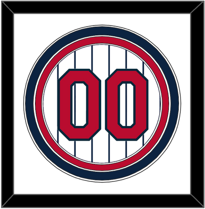 Minnesota Number - Home White Pinstripes (1987-2009) - Premier Tier 1