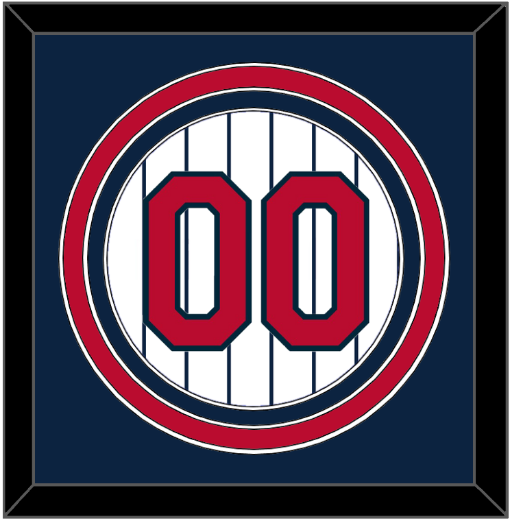 Minnesota Number - Home White Pinstripes (1987-2009) - Premier Tier 2