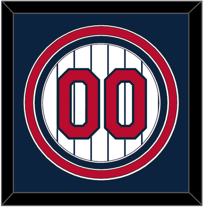 Minnesota Number - Home White Pinstripes (1987-2009) - Premier Tier 2