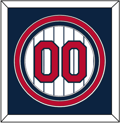 Minnesota Number - Home White Pinstripes (1987-2009) - Premier Tier 2
