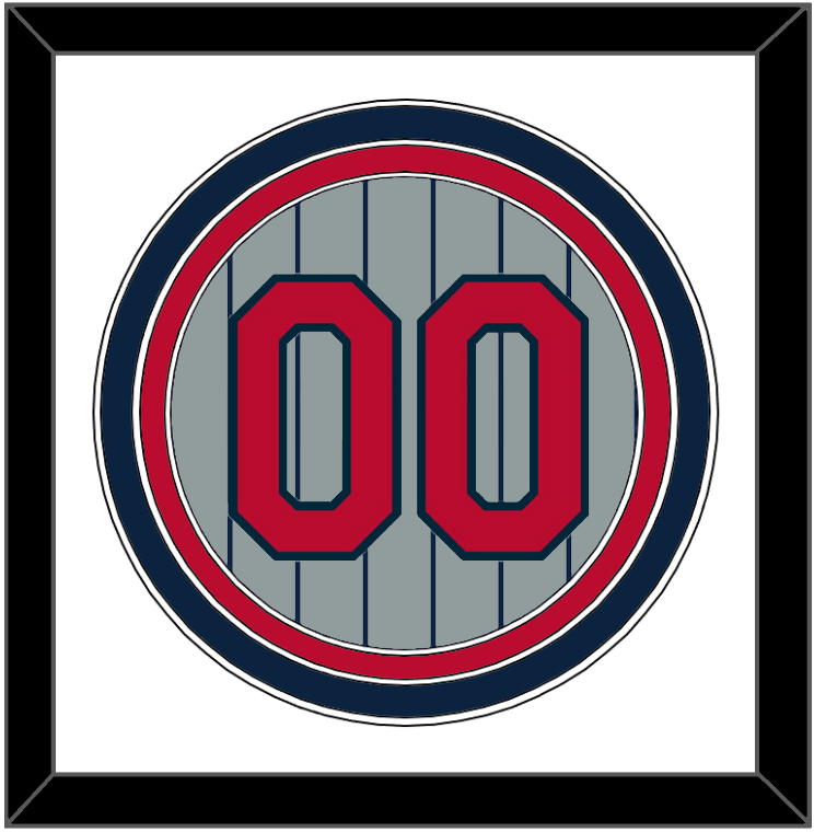 Minnesota Number - Road Gray Pinstripes (1987-2009) - Premier Tier 1
