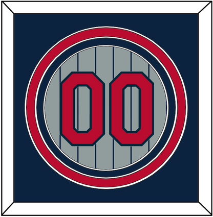 Minnesota Number - Road Gray Pinstripes (1987-2009) - Premier Tier 2