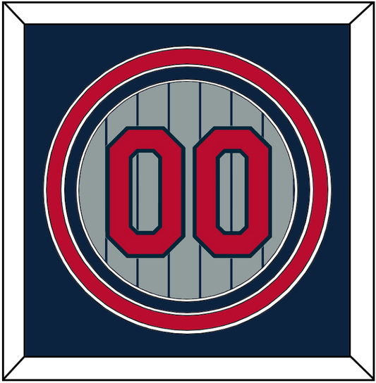 Minnesota Number - Road Gray Pinstripes (1987-2009) - Premier Tier 2