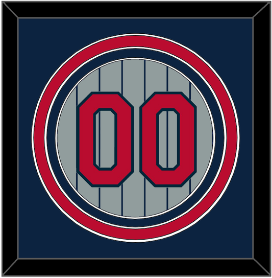 Minnesota Number - Road Gray Pinstripes (1987-2009) - Premier Tier 2