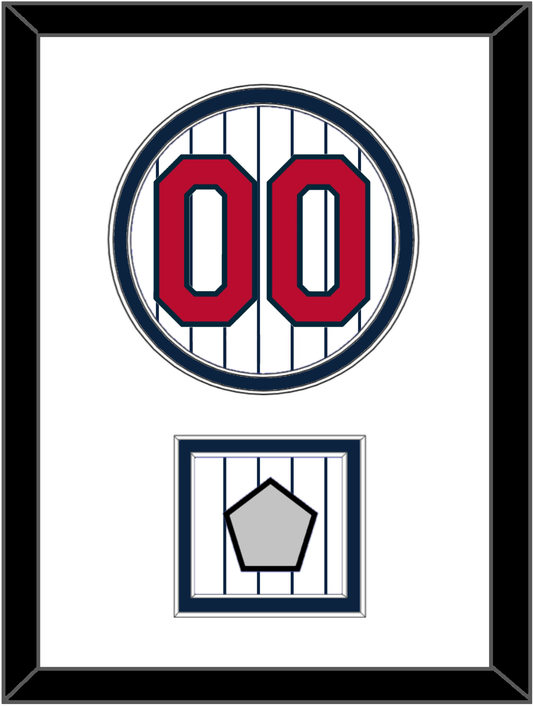 Minnesota Number & 1987 World Series Champions Patch - Home White Pinstripes (1987-2009) - Signature Tier 1