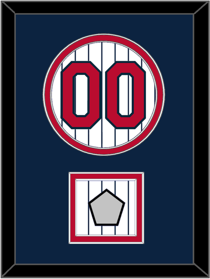 Minnesota Number & 1987 World Series Champions Patch - Home White Pinstripes (1987-2009) - Signature Tier 2