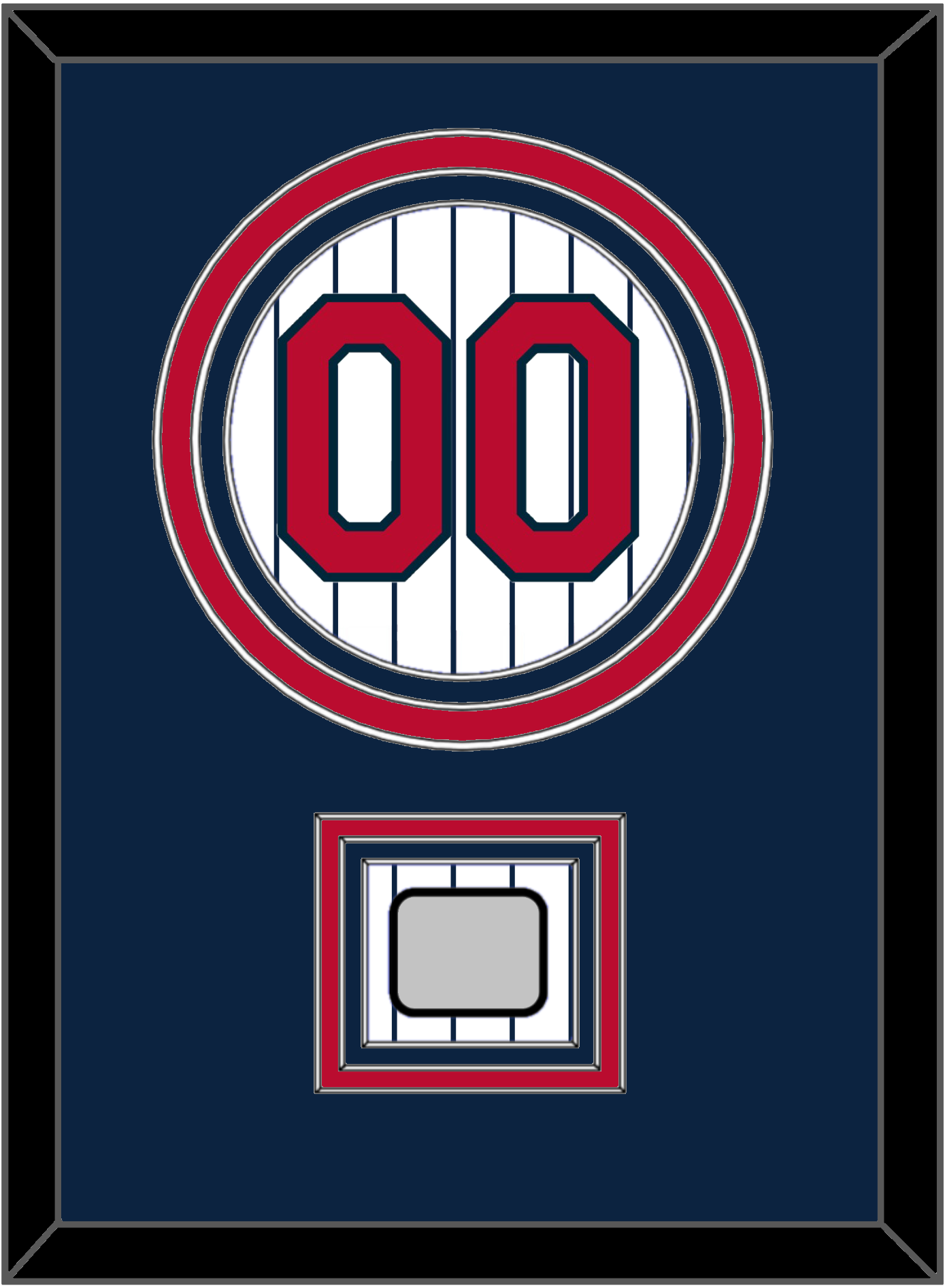 Minnesota Number & World Series Patch - Home White Pinstripes (1987-2009) - Premier Tier 2