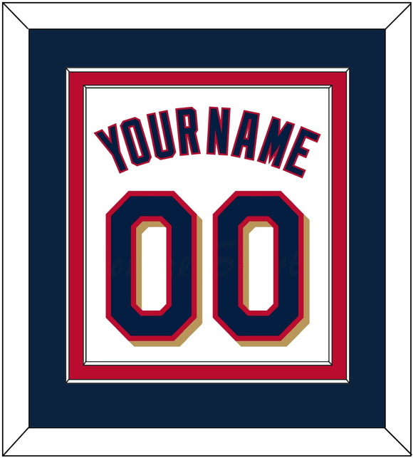 Minnesota Name & Number - Home White (2015-2022) - Double Mat 2