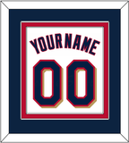 Minnesota Name & Number - Home White (2015-2022) - Double Mat 2