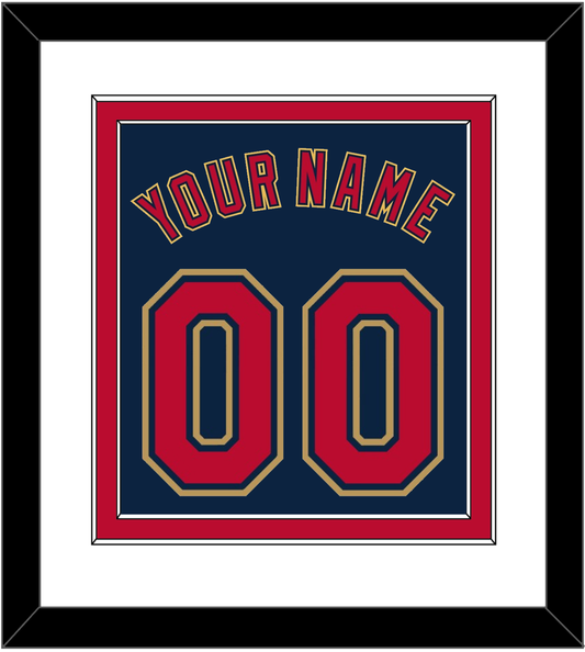 Minnesota Name & Number - Alternate Home Navy (2012-2022) - Signature Tier 1