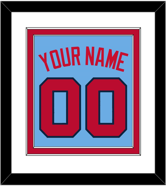 Minnesota Name & Number - Alternate Light Blue - Signature Tier 1