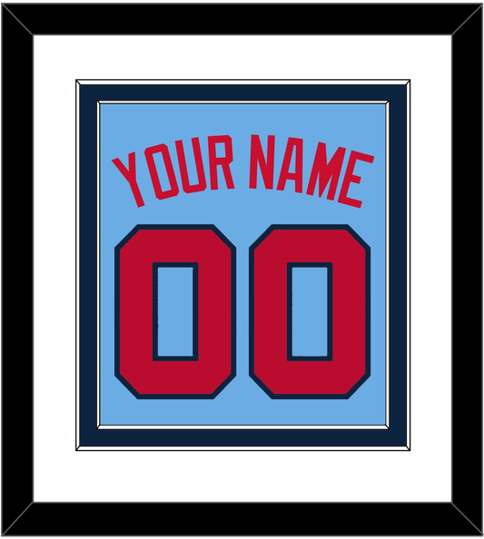 Minnesota Name & Number - Alternate Light Blue - Signature Tier 2