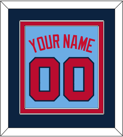 Minnesota Name & Number - Alternate Light Blue - Signature Tier 3