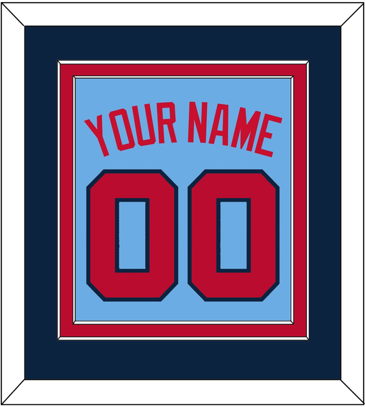 Minnesota Name & Number - Alternate Light Blue - Signature Tier 3