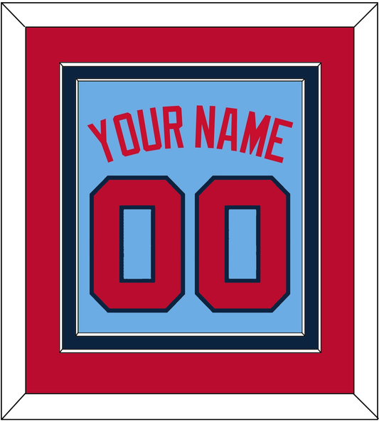 Minnesota Name & Number - Alternate Light Blue - Signature Tier 4