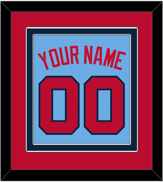 Minnesota Name & Number - Alternate Light Blue - Signature Tier 4