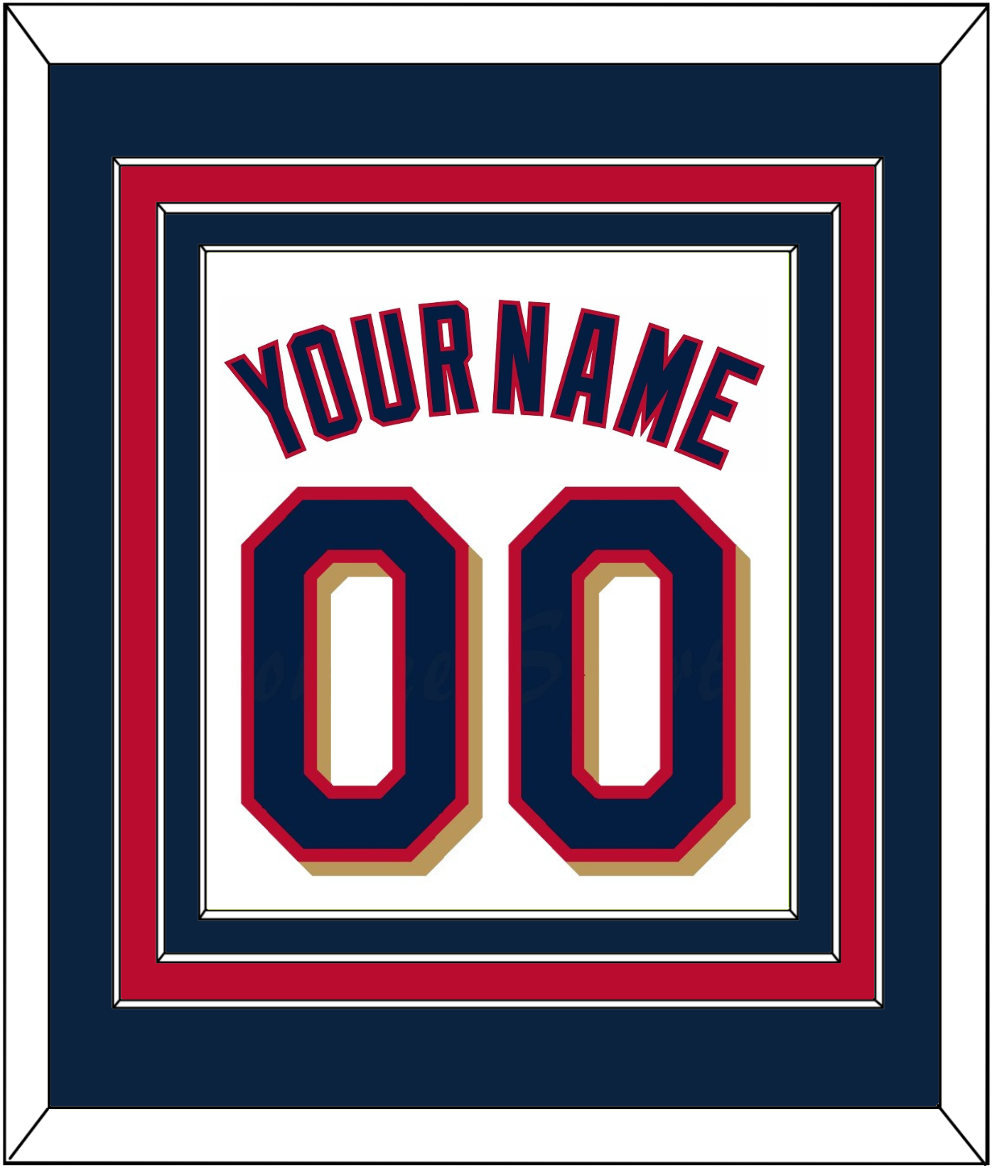 Minnesota Name & Number - Home White (2015-2022) - Premier Tier 3