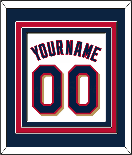 Minnesota Name & Number - Home White (2015-2022) - Premier Tier 3