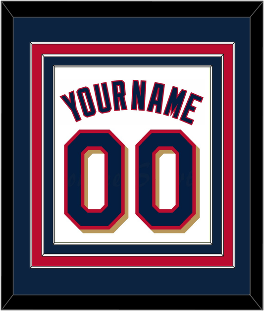 Minnesota Name & Number - Home White (2015-2022) - Premier Tier 3