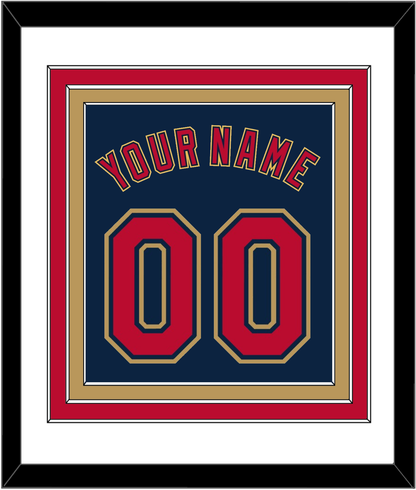Minnesota Name & Number - Alternate Home Navy (2012-2022) - Premier Tier 1