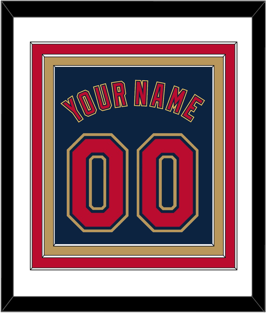Minnesota Name & Number - Alternate Home Navy (2012-2022) - Premier Tier 1