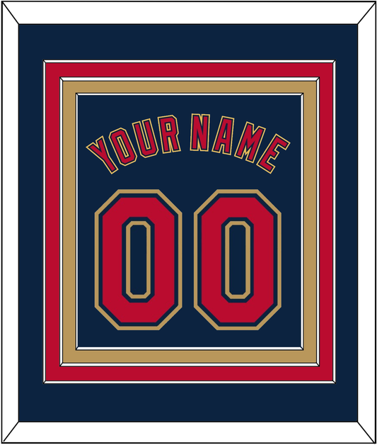 Minnesota Name & Number - Alternate Home Navy (2012-2022) - Premier Tier 3