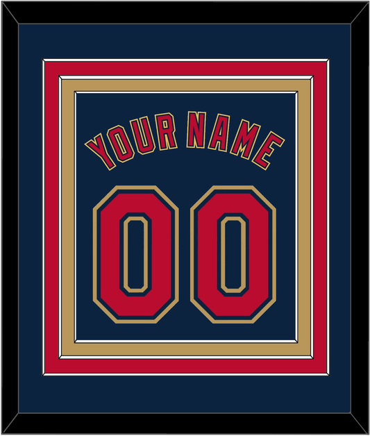 Minnesota Name & Number - Alternate Home Navy (2012-2022) - Premier Tier 3