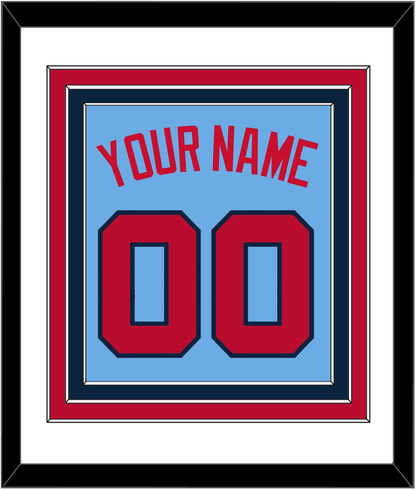 Minnesota Name & Number - Alternate Light Blue - Premier Tier 1