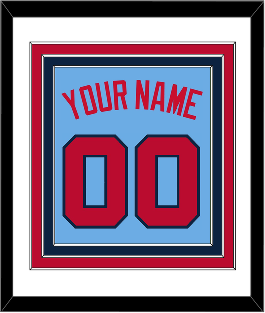 Minnesota Name & Number - Alternate Light Blue - Premier Tier 1
