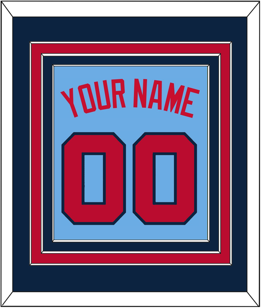 Minnesota Name & Number - Alternate Light Blue - Premier Tier 2