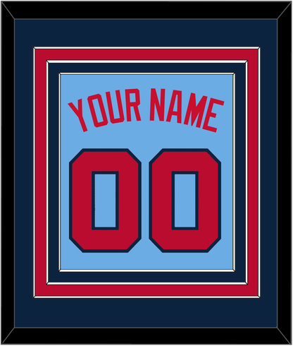 Minnesota Name & Number - Alternate Light Blue - Premier Tier 2