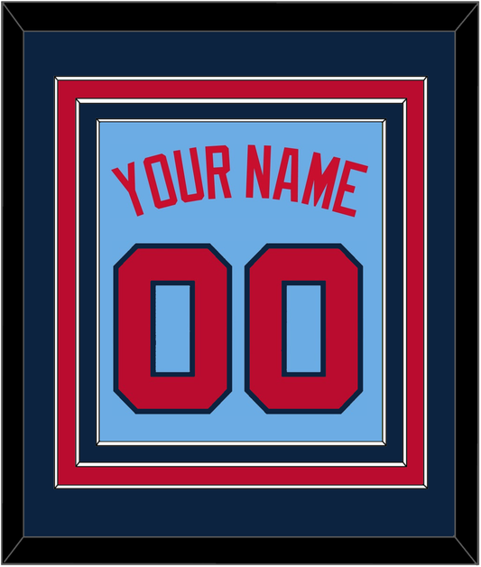 Minnesota Name & Number - Alternate Light Blue - Premier Tier 2