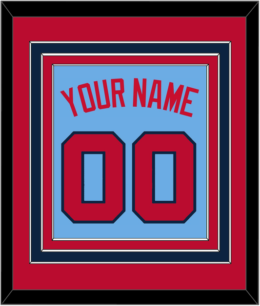 Minnesota Name & Number - Alternate Light Blue - Premier Tier 3