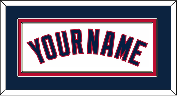 Minnesota Name - Home White (2015-2022) - Double Mat 2