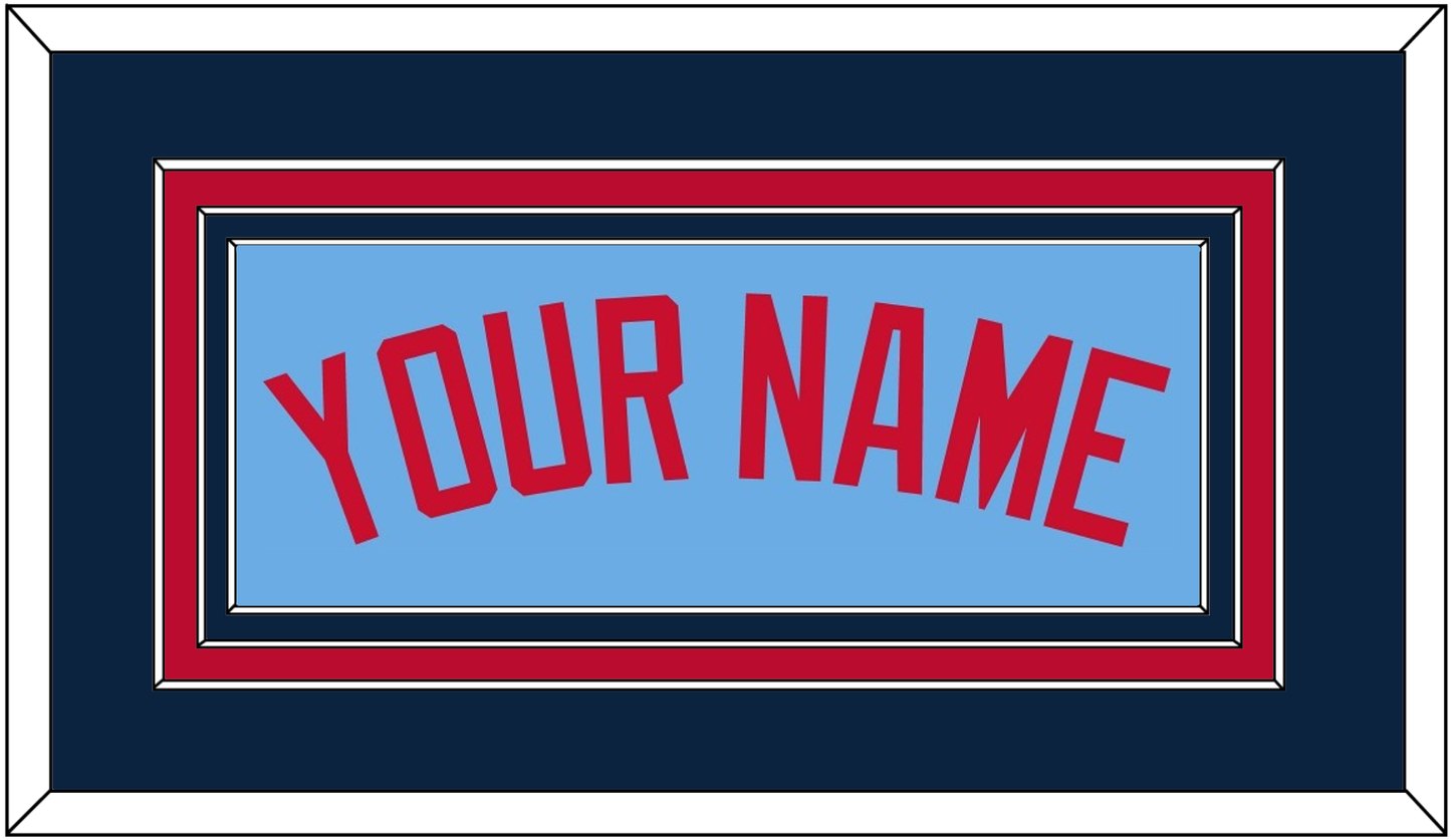Minnesota Name - Alternate Light Blue - Premier Tier 2