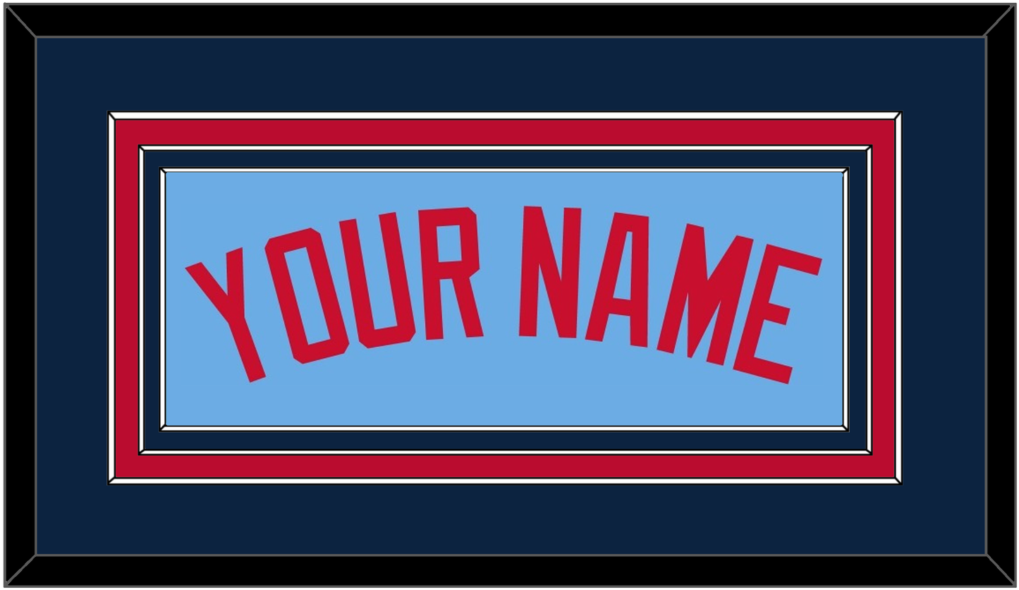 Minnesota Name - Alternate Light Blue - Premier Tier 2