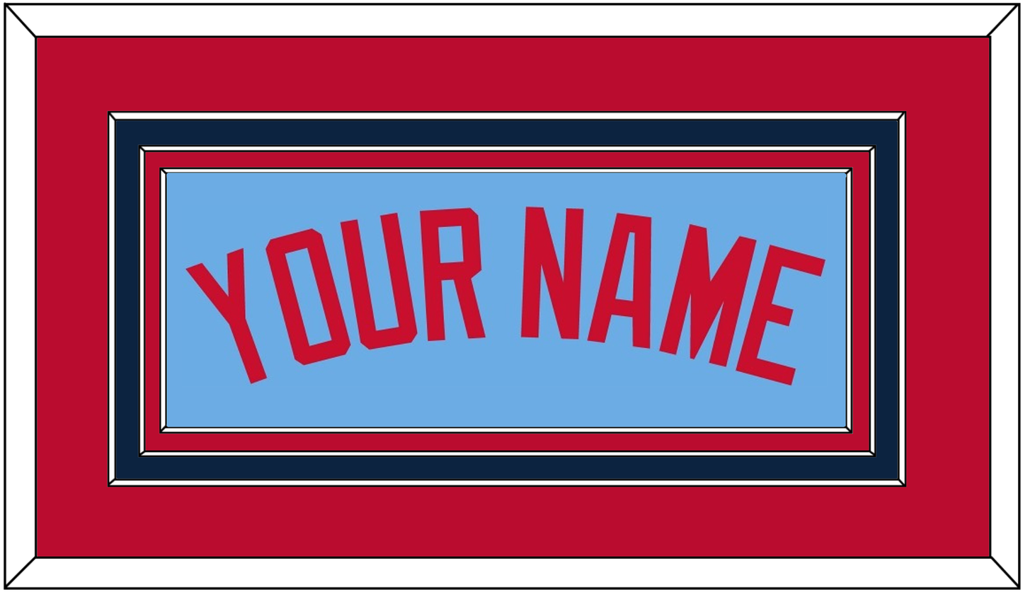 Minnesota Name - Alternate Light Blue - Premier Tier 3