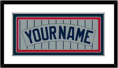 Minnesota Nameplate - Road Gray Pinstripes (1987-2009) - Premier Tier 1