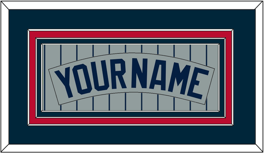 Minnesota Nameplate - Road Gray Pinstripes (1987-2009) - Premier Tier 2
