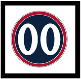 Minnesota Number - Alternate Road Navy - Double Mat 1