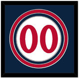 Minnesota Number - Home White - Triple Mat 2