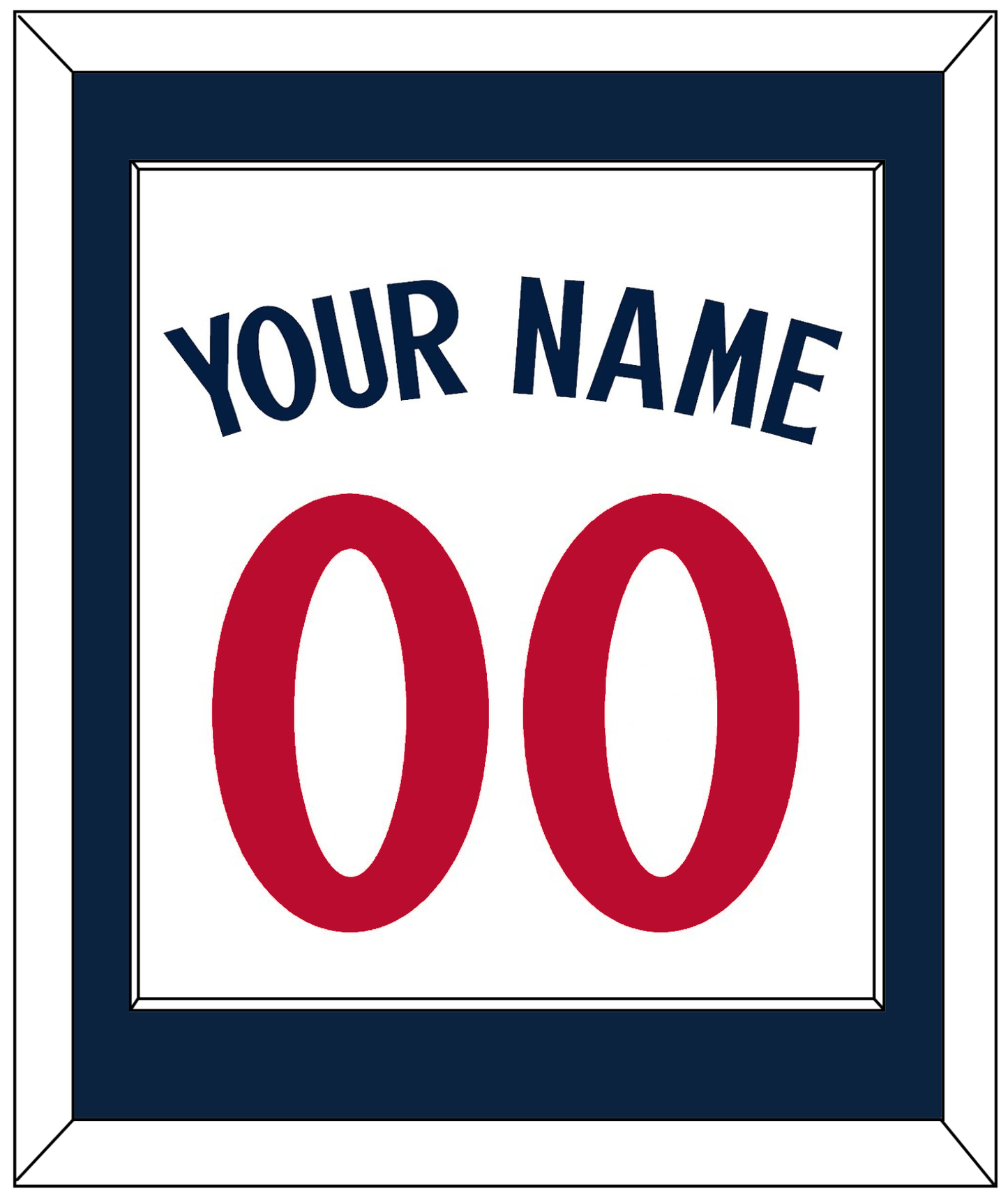 Minnesota Name & Number - Home White - Essential Tier 1