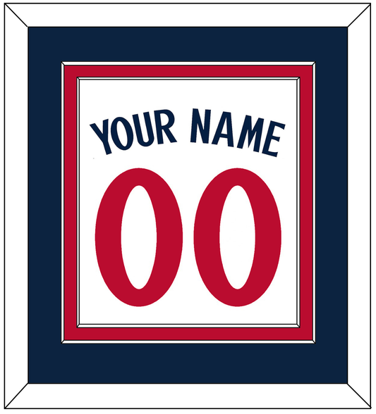 Minnesota Name & Number - Home White - Signature Tier 2