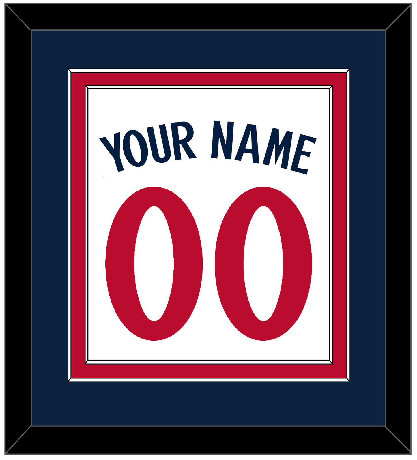 Minnesota Name & Number - Home White - Signature Tier 2