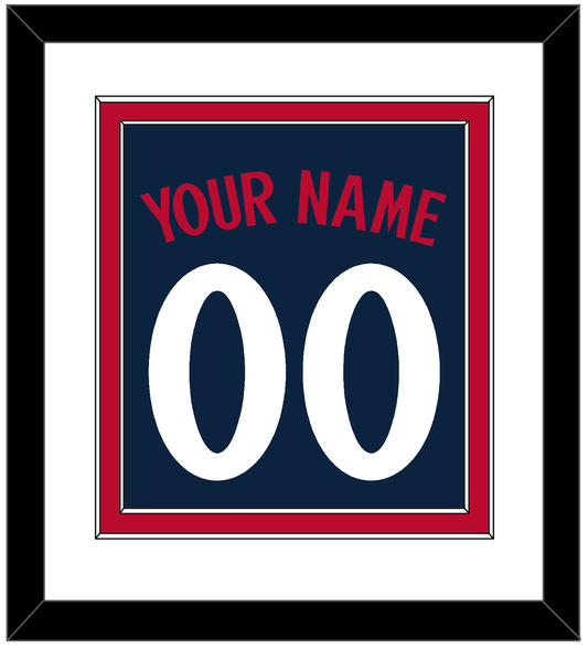 Minnesota Name & Number - Alternate Road Navy - Signature Tier 1