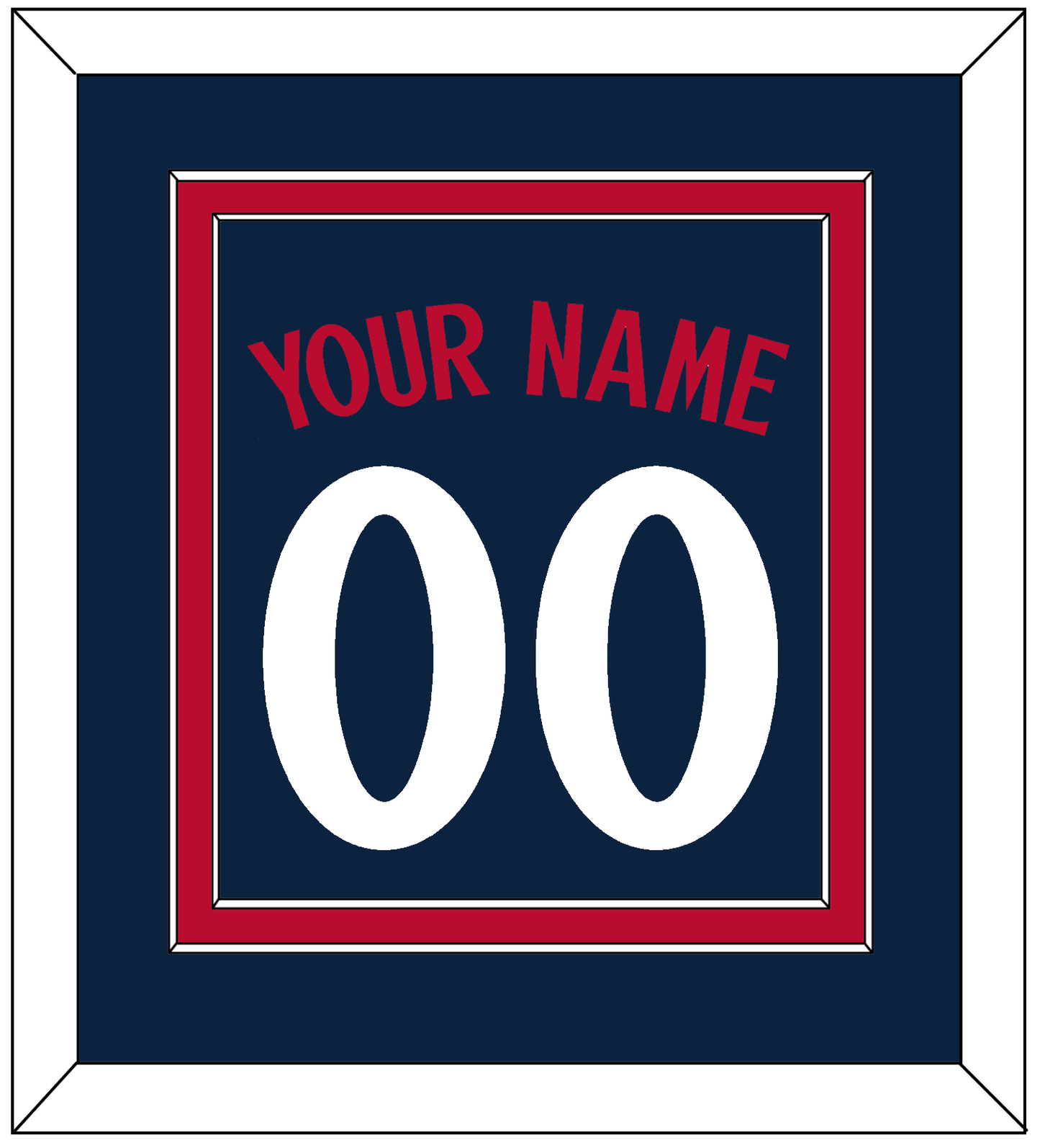 Minnesota Name & Number - Alternate Road Navy - Signature Tier 2